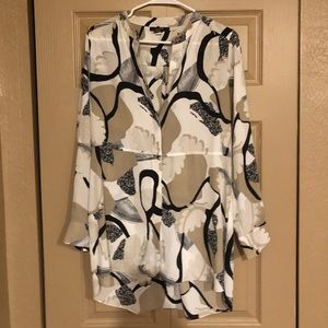 Alfani tunic length blouse